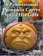 Adam Bierton is allergic to pumpkins, but that doesn’t stop him from carving dozens each fall, the most of intricate of which can cost $5,000.